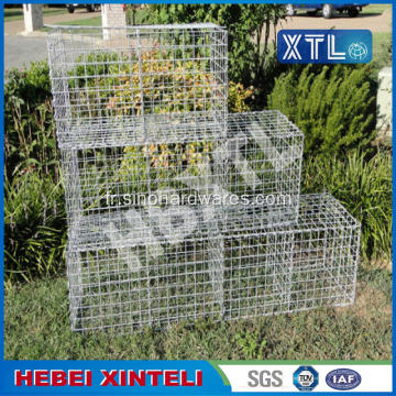 Barrière de maille grillage Gabion boîte